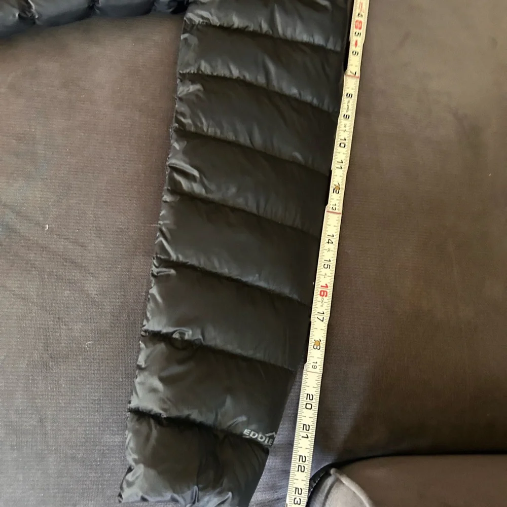 Eddie Bauer Women's Black Down Puffer Jacket Excellent Condition - Picture 11 of 13